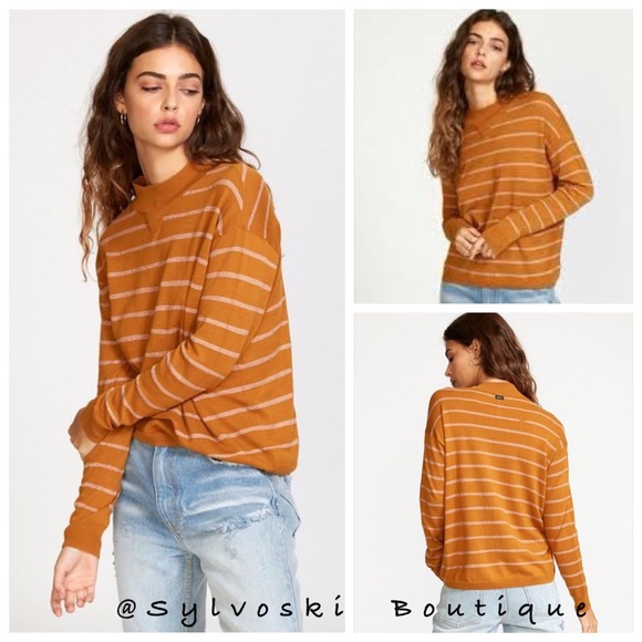 RVCA Sweaters - 🔥 RVCA Women's Tristan Striped Sweater NWT